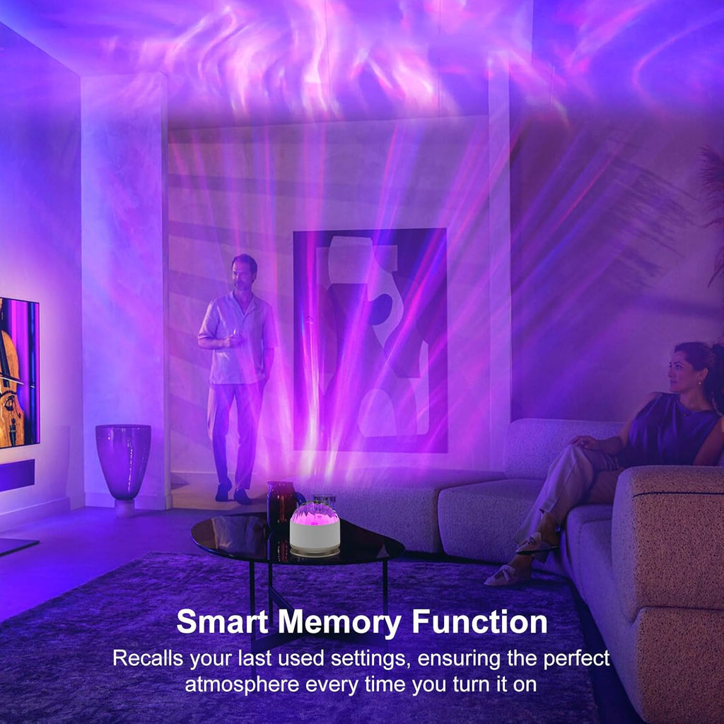 HUMIIEYE Northern Lights Projector, 16 Light Color Aurora Night Light Projector for Bedroom, Remote Galaxy Light Projector, Dimmable Mood…