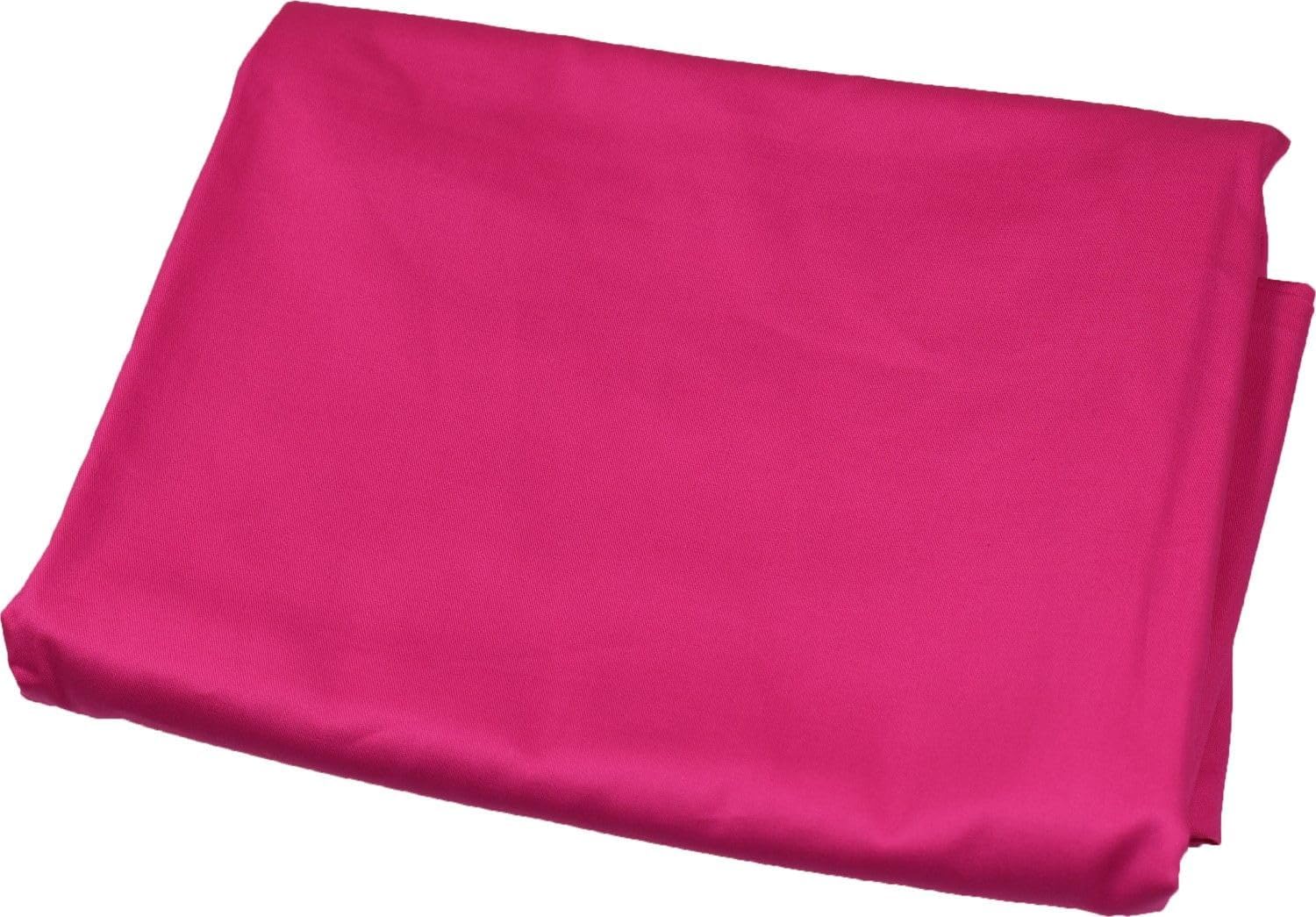 MoonRest ® Wedge Pillow Cover 100% Cotton, Zippered Wedge Pillow Case Protector, Soft, Breathable & Hypoallergenic 25x25x12” - Fuchsia Cott…