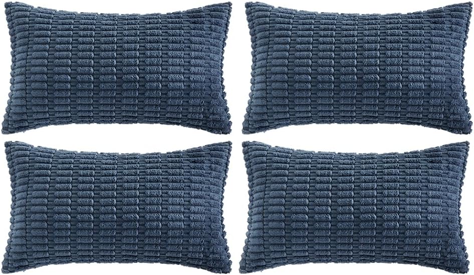 Fancy Homi 4 Packs Decorative Throw Pillow Covers for Living Room Couch Bed, Modern Farmhouse Boho Home Décor Accent Cushion Case, 20" x…
