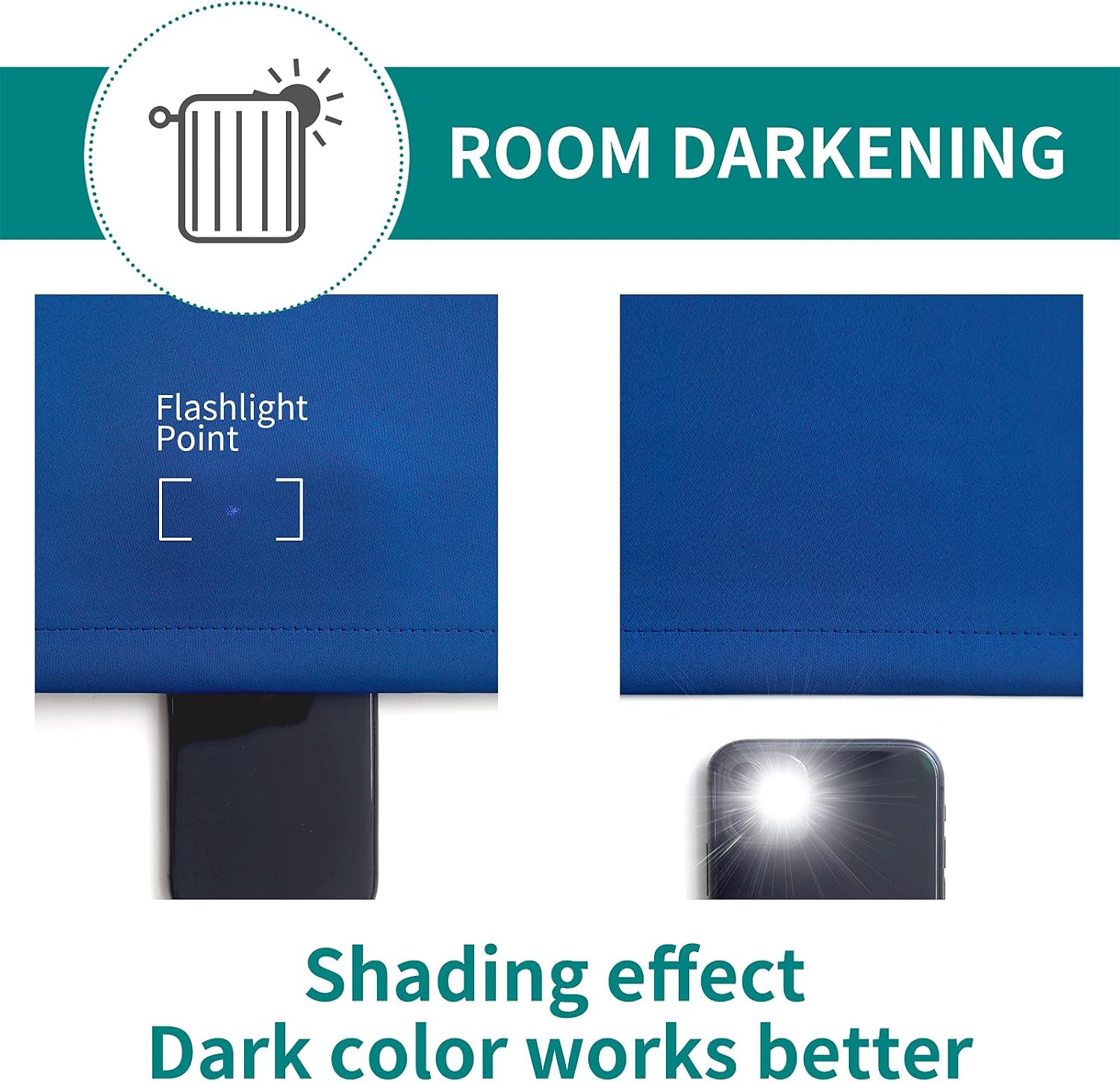 BGment Blackout Curtains for Bedroom - Grommet Thermal Insulated Room Darkening Curtains for Living Room, 55 x 96 Inch, 2 Panels, Royal Blu…