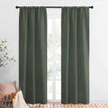 NICETOWN Bedroom Curtains Blackout Draperies - All Season Thermal Insulated Solid Rod Pocket Top Blackout Curtains/Drapes for Kid's Room…