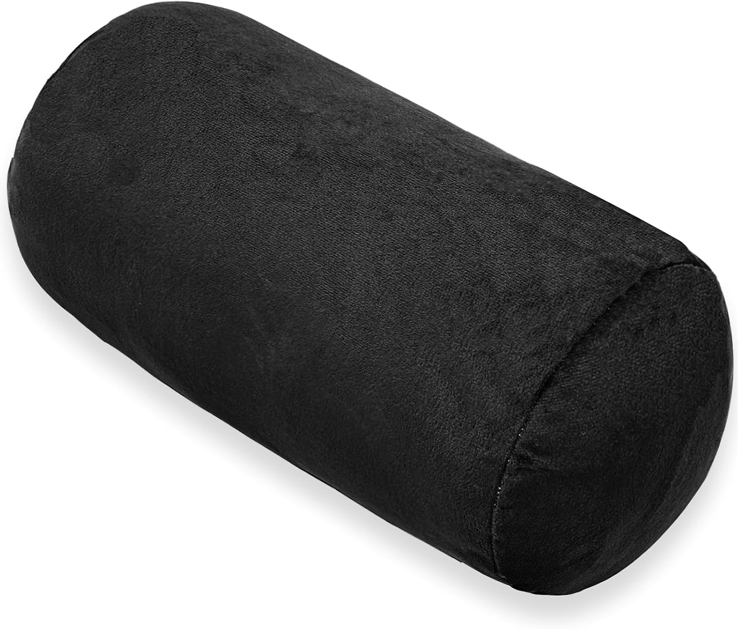 1 MIDDLE ONE Round Cylinder Bolster Pillow with Removable Velvet Cover, Tube Roll Cervical Pillow for Head, Neck, Back and Legs Support…