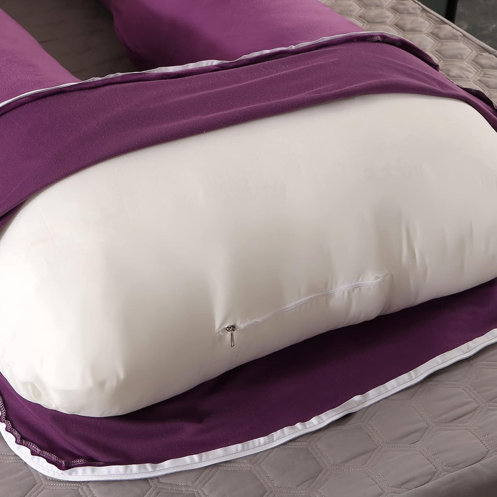 Amagoing 55 inches Pregnancy Pillows for Sleeping, U Shaped Maternity Full Body Pillow for Pregnant Women with Hip, Leg, Back, Belly Suppor…