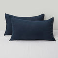 Chuffed Linen Pillowcases 2 Pack 100% Linen Standard Pillow Cases, Breathable and Cooling Washed Pillowshams with Zipper Closure, 20x36 Inc…