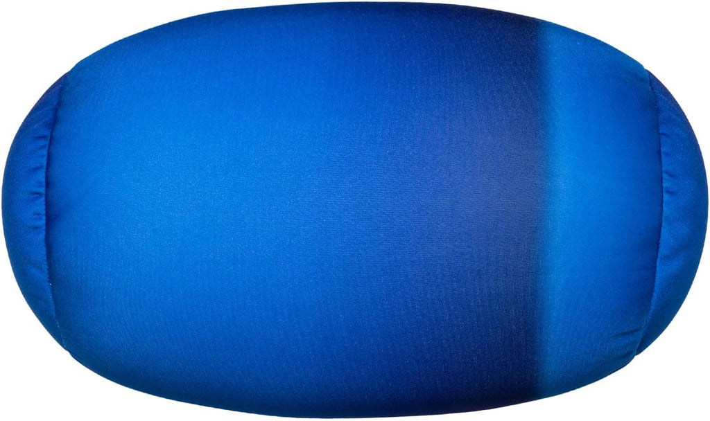 Squish Bean Bed Microbead Pillow Bolster Tube Body Pillow Smooth Cool Touch Fabric Neck & Back Support Throw Travel Pillow Fun Colors…