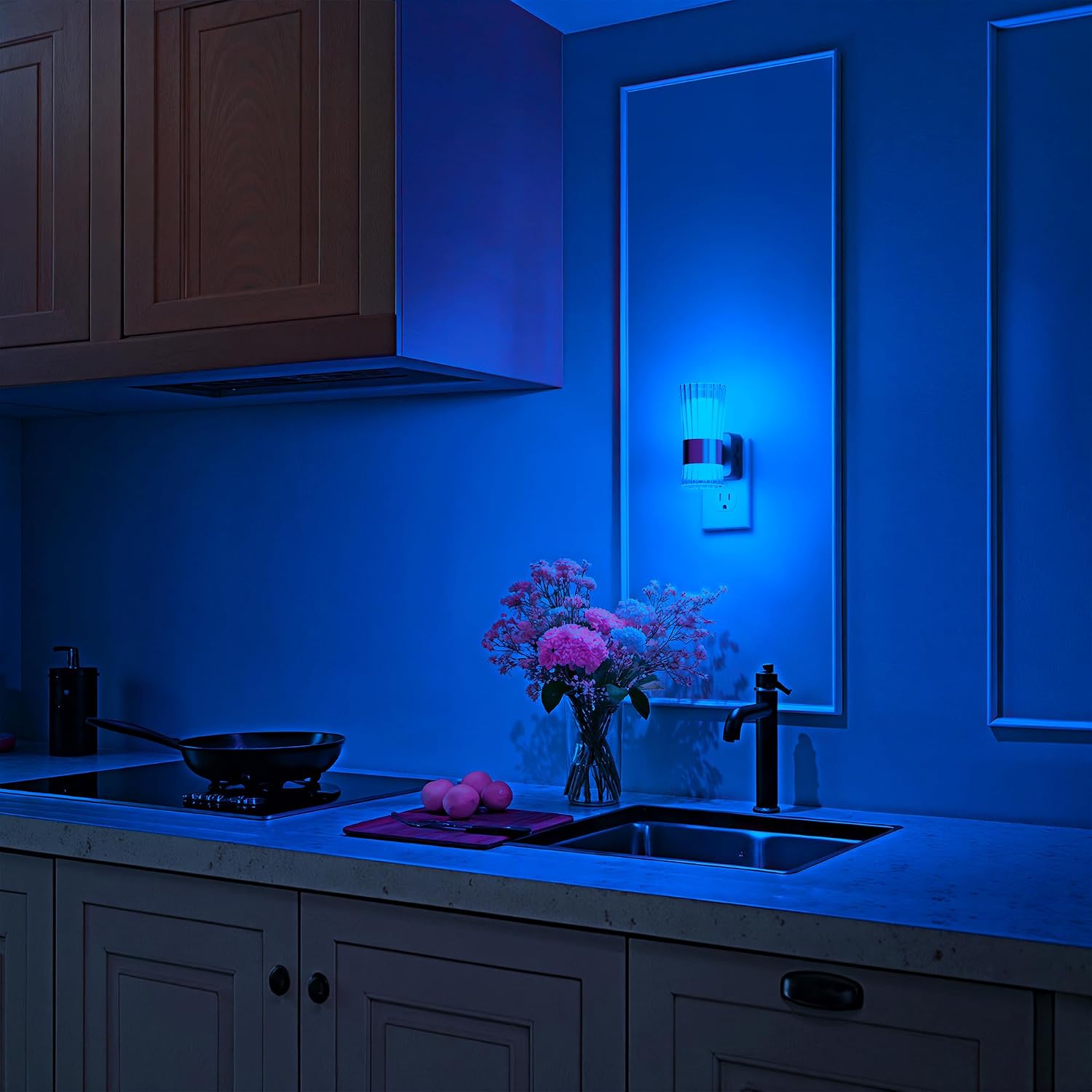 Briignite Night Light, Night Lights Plug into Wall, RGB Color LED NightLight with Dusk to Dawn Sensor, 180° Rotating Night Lights…