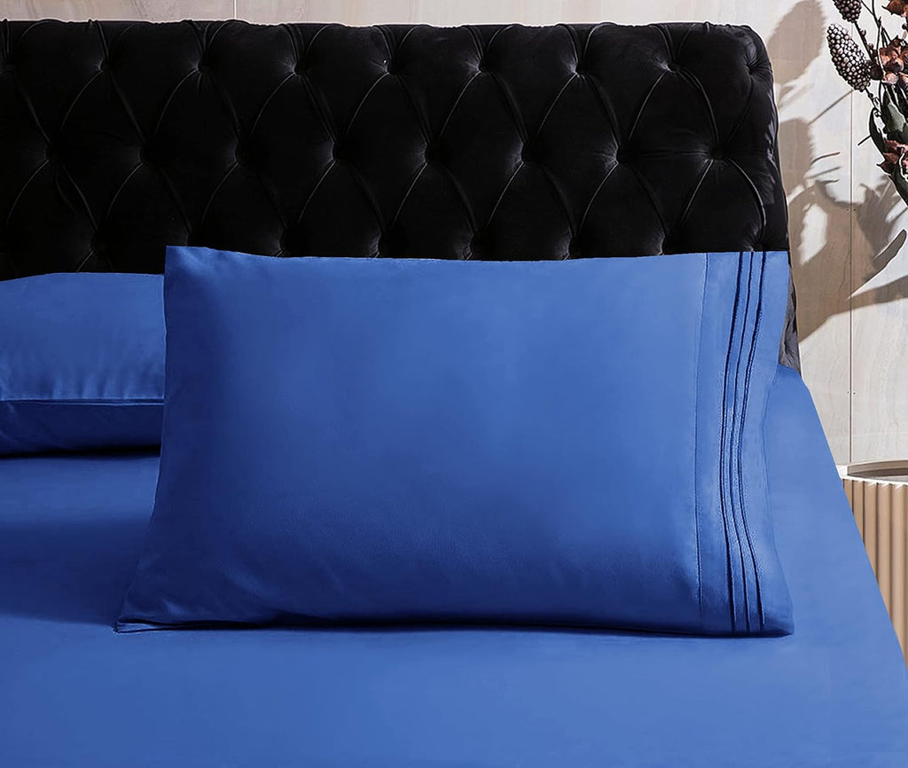 MocassiLuxuryBedding Mocassi Twin XL Sheet Set - Luxury Hotel 1800 Premier Bedding Sheets & Pillowcases - Ultra Soft Breathable & Cooling B…