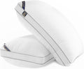 MZOIMZO Luxury Comfy Hotel Collection Bed Pillows for Sleeping- Firm Standard Size Set of 2, Gusseted Cooling Side Mesh Design with…