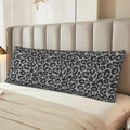 Sovvin Grey Leopard Print Body Pillow Cover Long Pillow Case with Zipper Decorative Soft Cushion Bedding Pillowcase for Couch Bedroo…