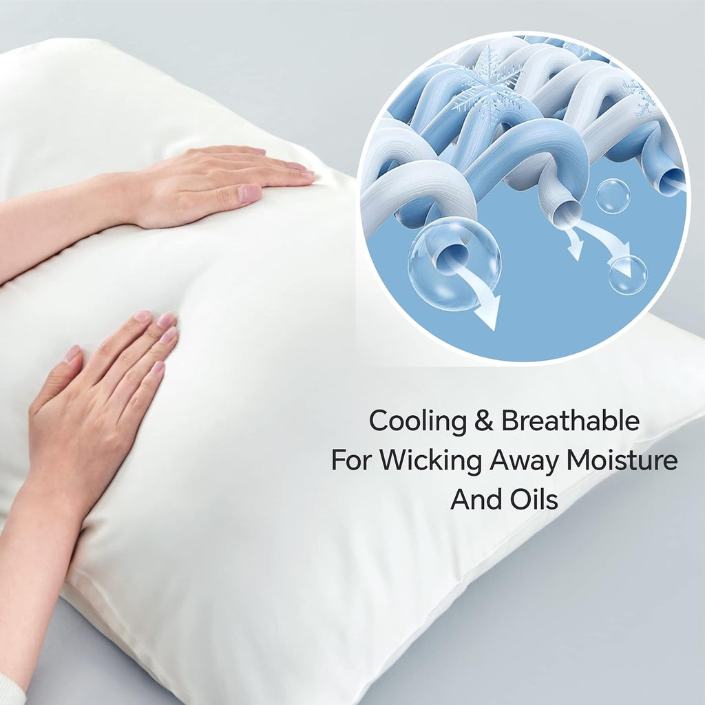 Bedelite Body Pillow Cover, Rayon Made from Bamboo, Cooling Body Pillow Pillowcase for Hot Sleepers and Night Sweats, Breathable & Silky So…