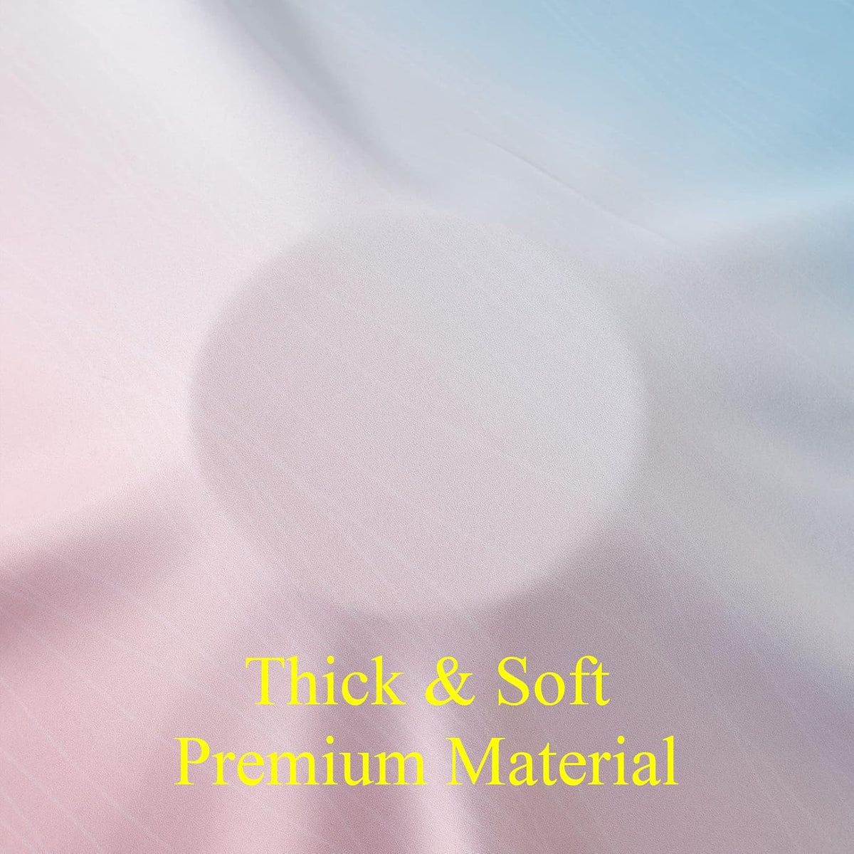 Estelartextiler Estelar Textiler Ombre Pink and Blue Blackout Curtains 72 Inch Length 2 Panels, Full Light Blocking Curtains for Bedroom, G…