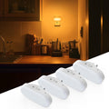DORESshop Amber Night Lights Plug into Wall, Dusk to Dawn Night Light 4Pack, 1W Led Night Light for Bedroom, Kids Room