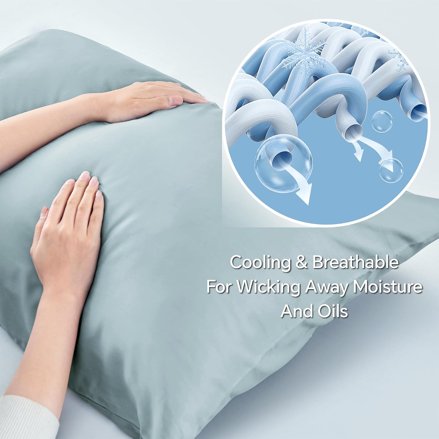 Bedelite Body Pillow Cover, Rayon Made from Bamboo, Cooling Body Pillow Case Cover for Hot Sleepers and Night Sweats, Breathable & Silky So…