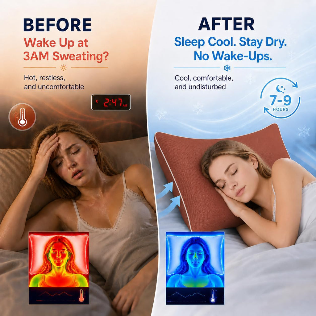 Cieltown Cooling Pillow Cases for Hot-Sleepers: Q-Max ≥0.4 Nylon Spandex Cool-to-Touch for Night Sweats - Waffle Weave for Dry & Com…