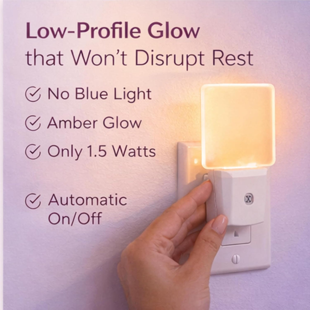 Harth 2-Pack Automatic Adults & Kids Night Lights Plug into Wall I Cozy Home Decor Led Wall Lights Bedroom Ambient Lighting I Dusk to Dawn…