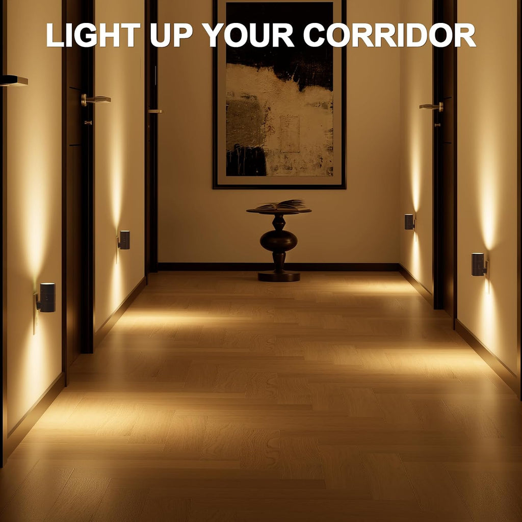 Niorsun Night Lights Plug into Wall, Dimmable with 3 Color Modes & Auto On/Off Sensor, Ultra- Nightlight for Hallway, Bathroom, Bedroom…