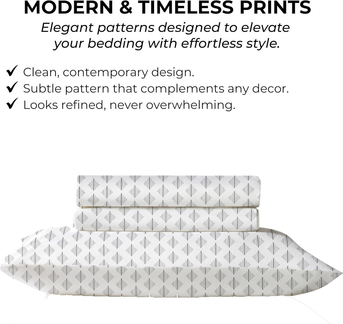 Twin XL Fitted Sheet with 18" Deep Pockets, Flat Sheet - Percale Weave Natural - Breathable 100% Cotton Bedding, 1 Fitted Sheet + 1 Flat…