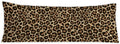 Leopard Print 20x54 Body Pillow Cover, Cheetah Print Room Decor, Trendy Wild Animal Print Decorative Long Body Pillow Cases for Girls…