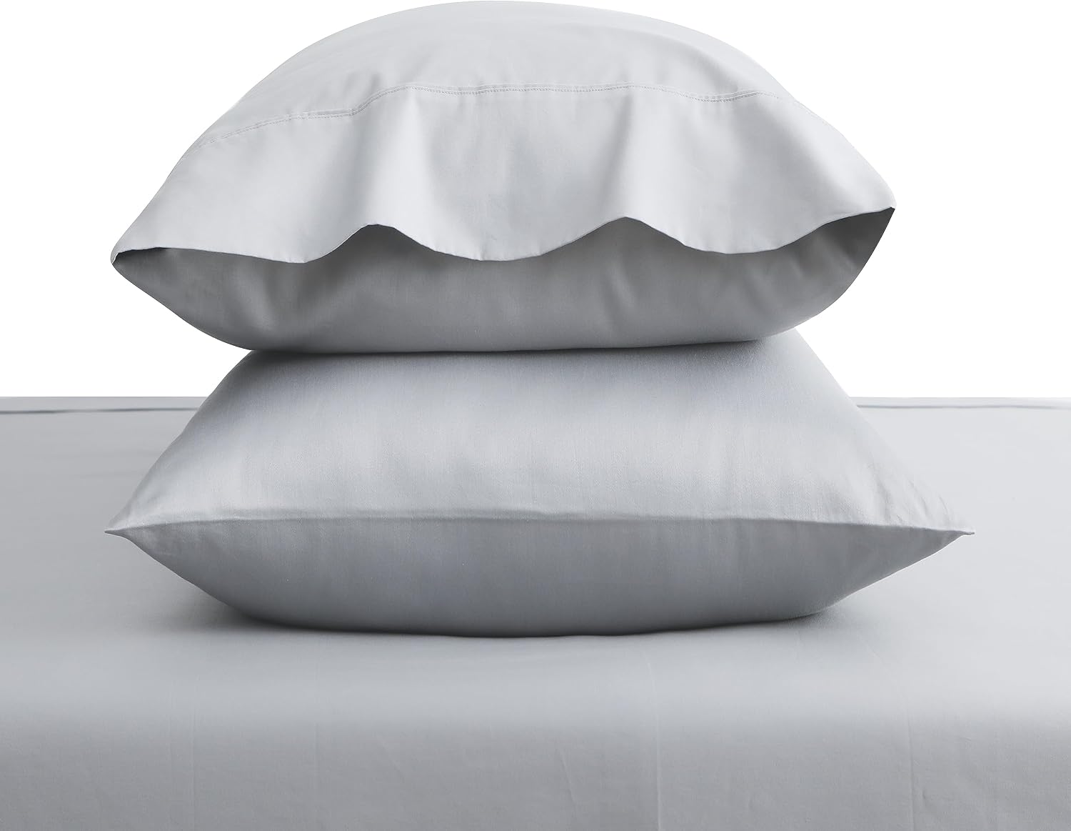 Shunjie.Home 100% Egyptian Cotton Pillow Cases Set of 2, Queen Size 400 Thread Count Cooling Pillowcases, Soft and Breathable Pil…