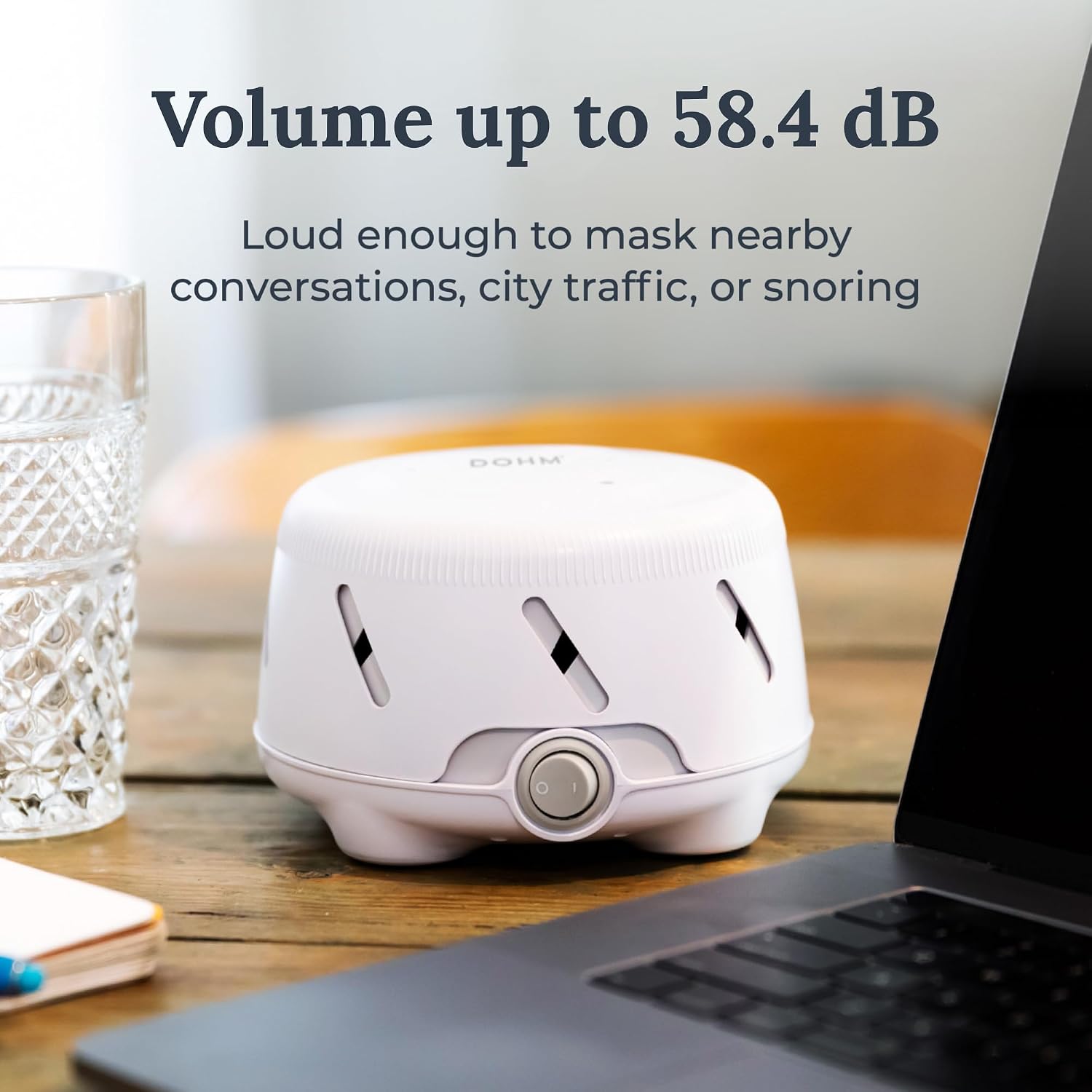 Yogasleep Dohm Uno 2 Pack White Noise Sound Machine, Real Fan Inside for Non-Looping White Noise,, Office Privacy & Meditation fo…