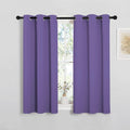 NICETOWN Bedroom Curtain Panels Blackout Draperies, Thermal Insulated Solid Grommet Blackout Curtains/Drapes (Lilac Purple, 1 Pair, 34 by…