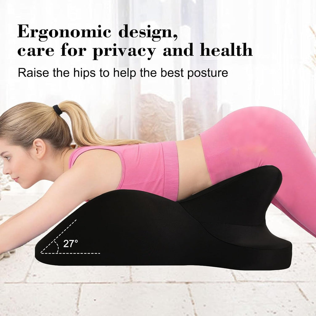 Oversized 27-Degree Couples Pillow - 5-in-1 Memory Foam Wedge for Neck Alignment, Zoned Support for Arm & Shoulder, Phone Reading, Leg…