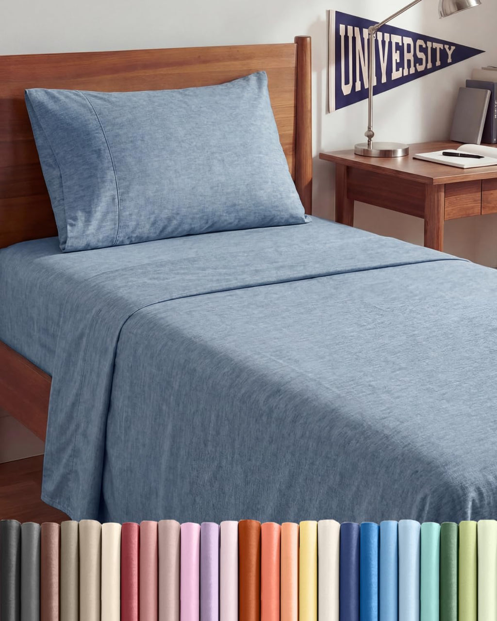 Twin XL Size 3 Piece Sheet Set - Comfy Breathable & Cooling Sheets - Hotel Luxury Bed Sheets for Women & Men - Deep Pockets, Easy-Fit…