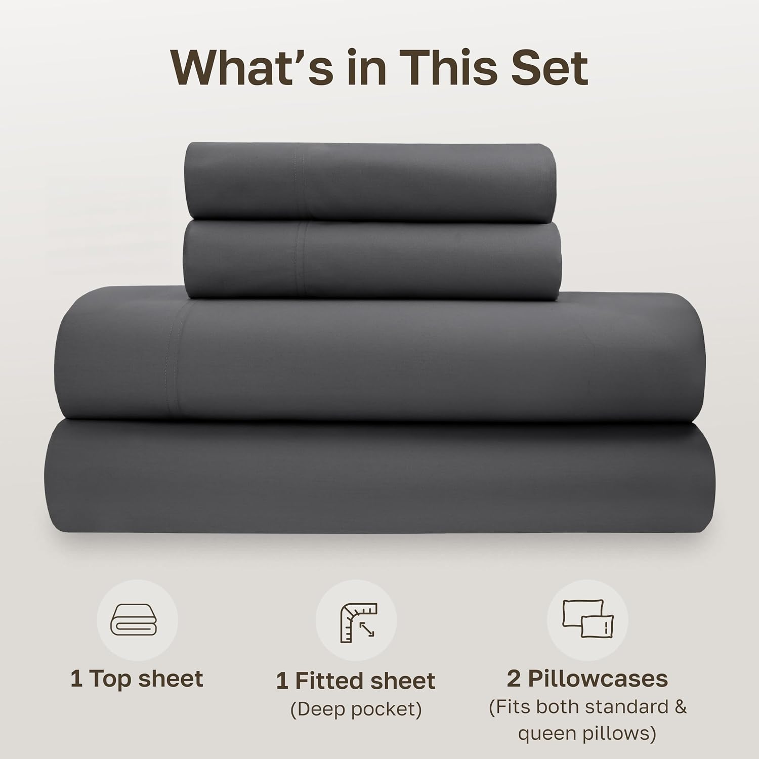 CaliforniaDesignDen California Design Den Full Size Sheet Set - Soft 100% Organic Bed Sheets with Deep Pockets, Crisp Percale, Breathable a…
