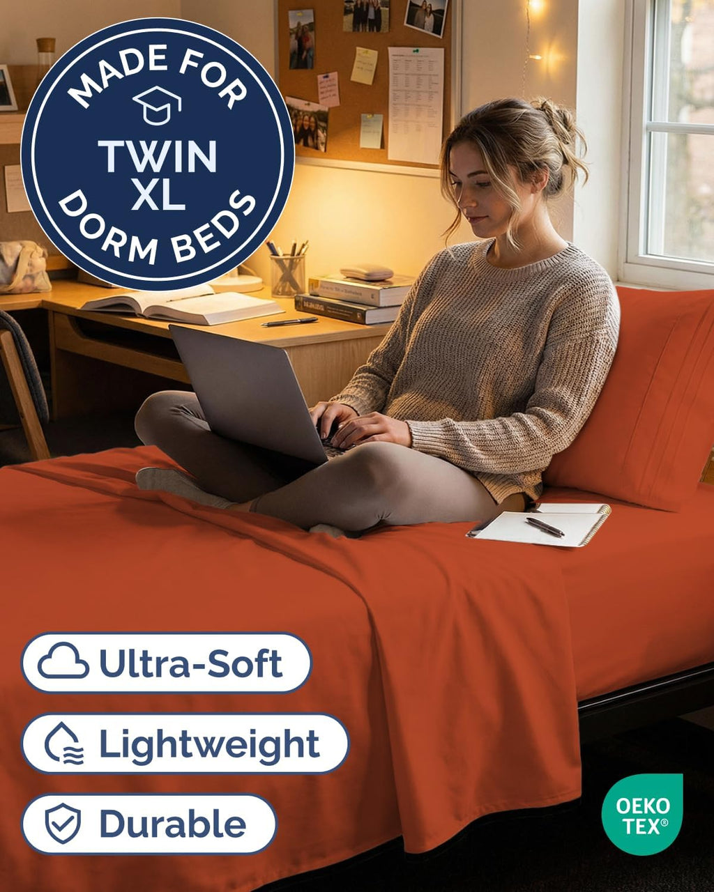 Twin XL Size 3 Piece Sheet Set - Comfy Breathable & Cooling Sheets - Hotel Luxury Bed Sheets for Women & Men - Deep Pockets, Easy-Fit…