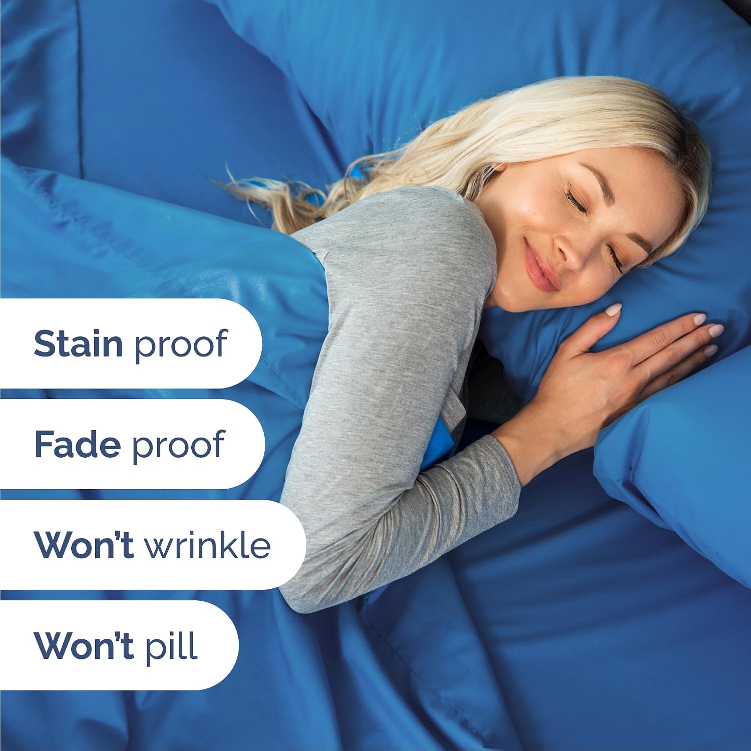 Cal King Size 4 Piece Sheet Set - Comfy Breathable & Cooling Sheets - Hotel Luxury Bed Sheets for Women & Men - Deep Pockets, Easy-Fit…