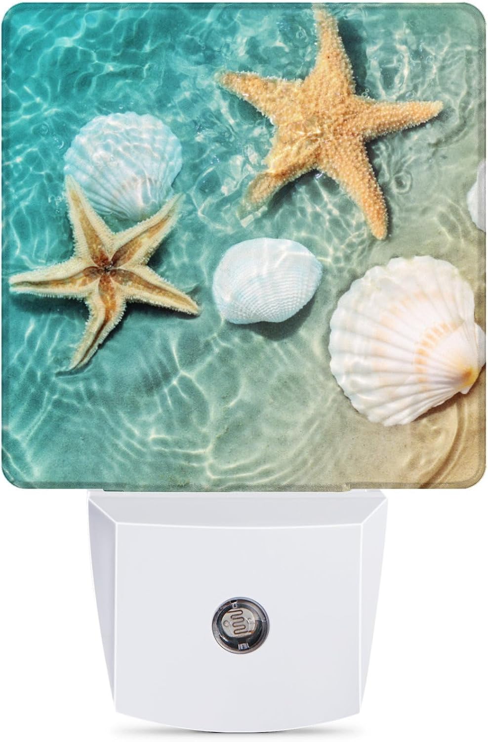 Caifujiqi Night Light Plug-in Dusk to Dawn Smart Sensor White Led Nightlight for Bedroom Bathroom Kitchen Hallway Stairs Energy Efficient D…