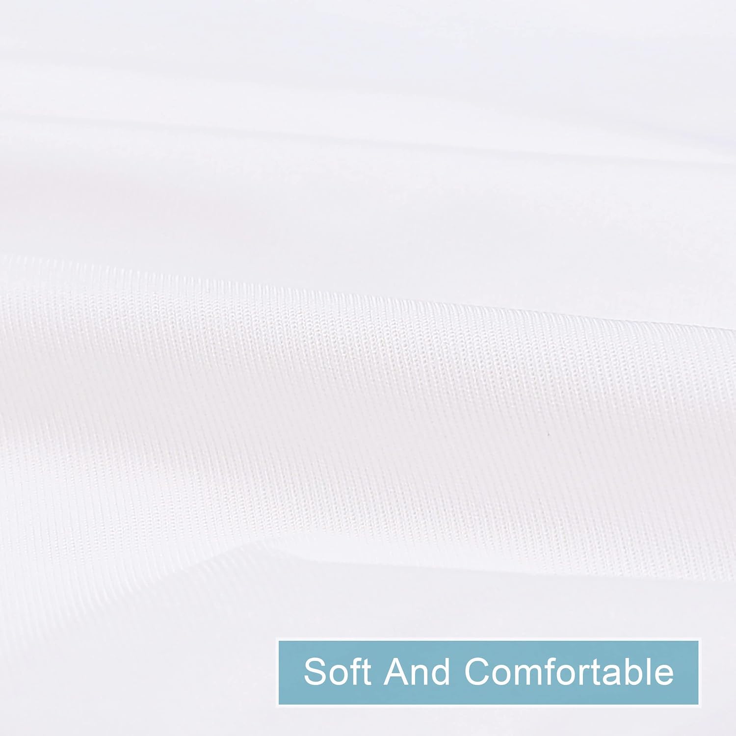 Ntbay 4 Pack Zippered Waterproof King Pillow Protectors, Super Soft Quiet Zip Pillow Protectors, 20x36 Inches Jersey Pure White Waterproof…
