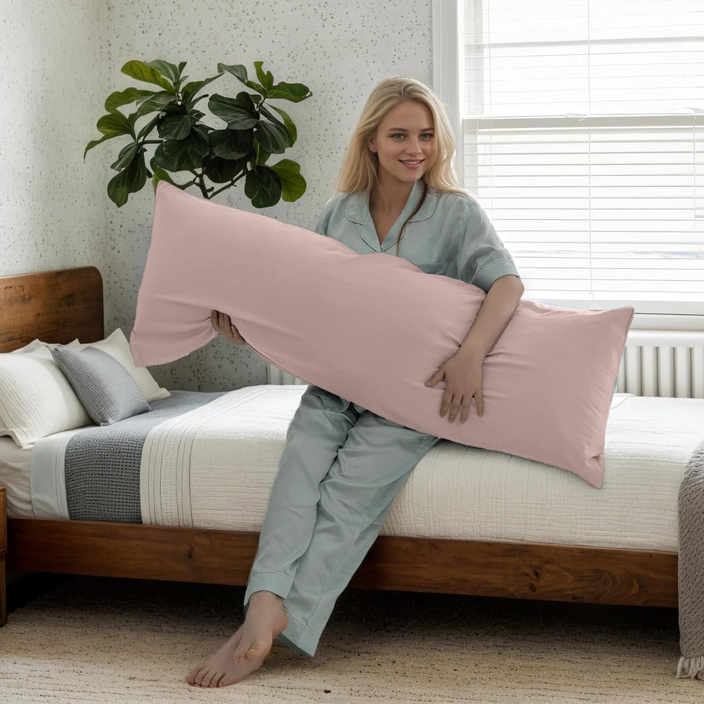 TELUS Body Cooling Pillow Case Cover, Bamboo Rayon & Lyocell Pillowcase with Zipper Closure, Breathable Pillow Case for Hot Sleepers and…