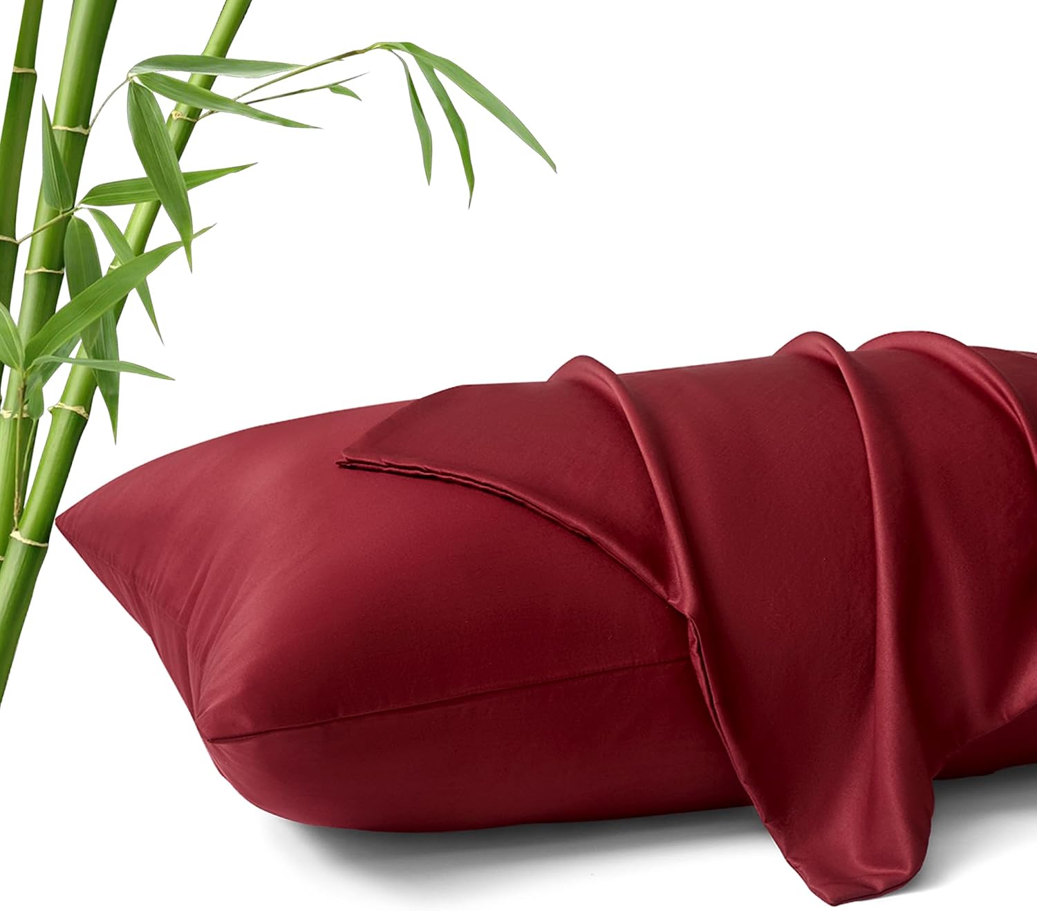 MR&HM King Pillow Cases Set of 2, Cooling Pillow Case for Hot Sleepers 20"x36", Breathable & Moisture Wicking, Soft Envelope Pillowcas…