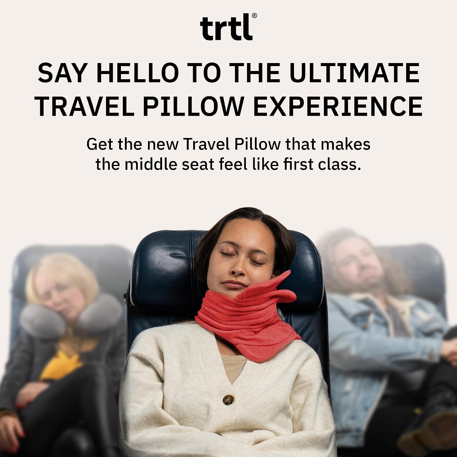 Trtl Pillow - designed for everyday use, Super Soft Neck Support Travel Pillow for Airplanes - Lightweight and Machine Washable…