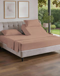 Flex Top Split Head King 4 Piece Sheet Set - Ultra-Soft, Breathable & Cooling Bed Sheets Set - Hotel Luxury Bedding for Women & Men with…