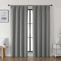 Gwine Light Grey Blackout Curtains for Living Room 72 inches Long, Noise Reducing Room Darkening Window Treatment Curtains for Bedroom…