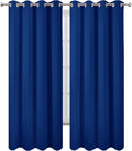 Lemomo Blackout Curtains 66 x 95 inch/Royal Blue Curtains Set of 2 Panels/Thermal Insulated Room Darkening Bedroom Curtains 95 inch Blue