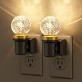JandCase Night Lights Plug into Wall, 2 Pack Dimmable Night Light Pulg in, Globular Automatic Night Lights with Auto Light Sensor, Adjustab…