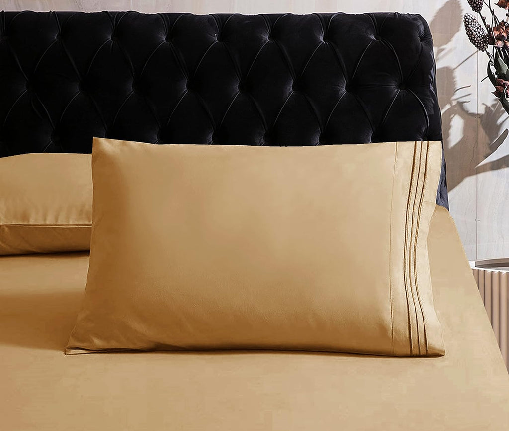 MocassiLuxuryBedding Mocassi Twin XL Sheet Set - Luxury Hotel 1800 Premier Bedding Sheets & Pillowcases - Ultra Soft Breathable & Cooling B…