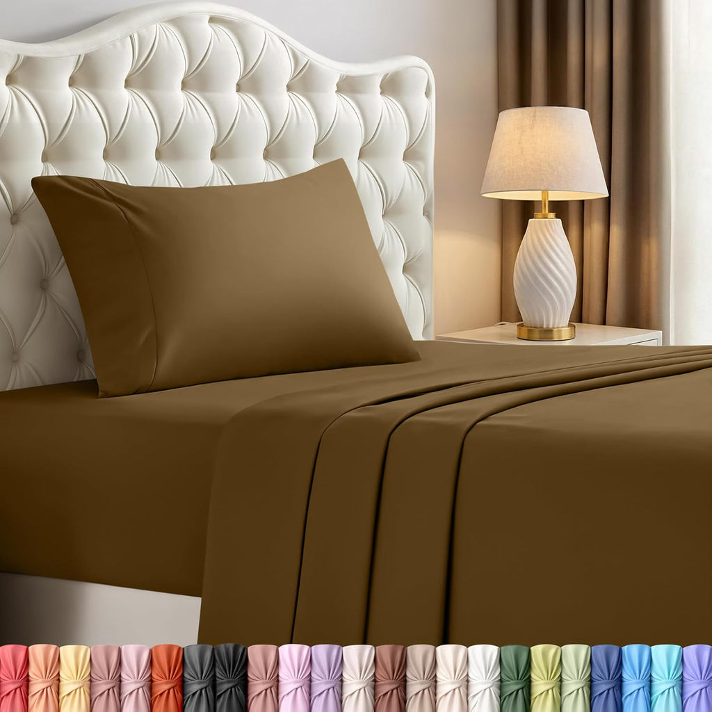 Utopiabedding Utopia Bedding Twin Sheet Set – 3 Piece Bed Sheets for Twin Size Bed, Soft and Breathable Microfiber, Includes 1 Fitted Sheet…