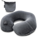 Keemall Inflatable Travel Neck Pillow, Super Soft Plane Neck Support Pillow for Travel Ariplane Sleep Support, Adjustable Neck Cushion…