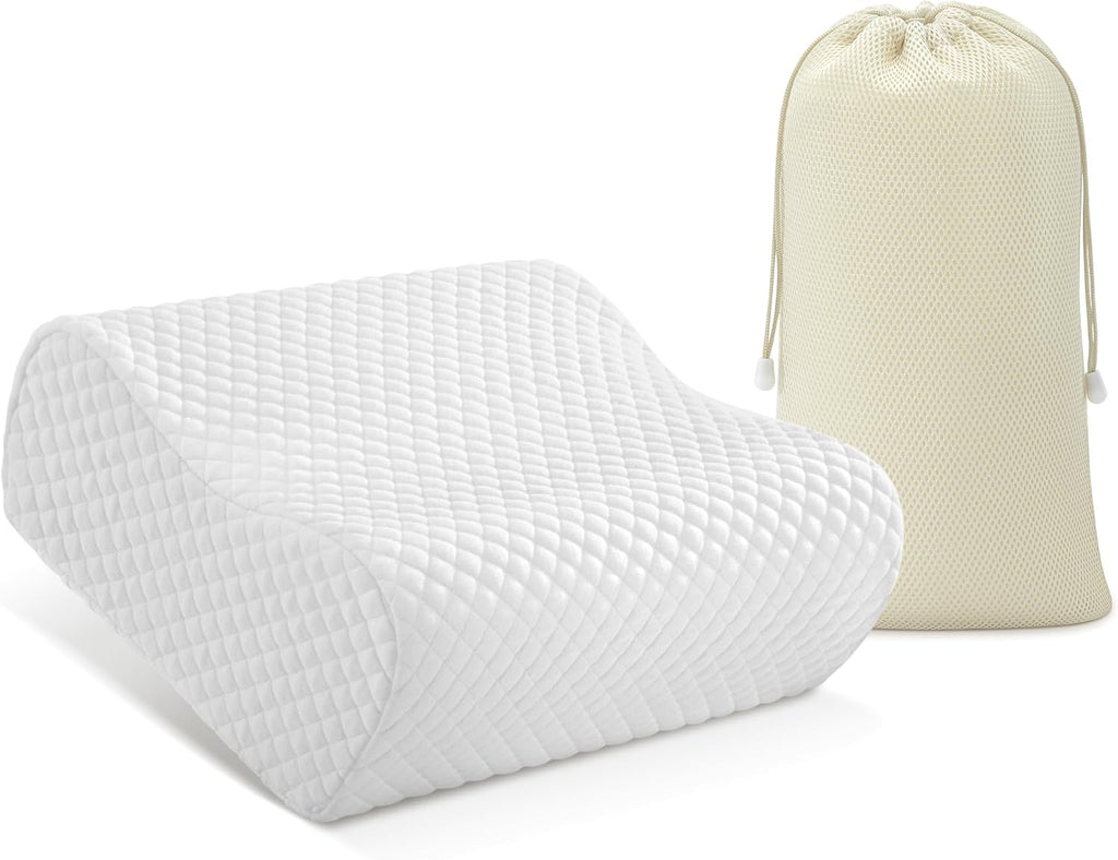 Amaeromax AM AEROMAX Travel Contour Memory Foam Pillow, Cervical Pillow for Neck, Neck Orthopedic Sleeping Pillows for Side, Back and Stom…