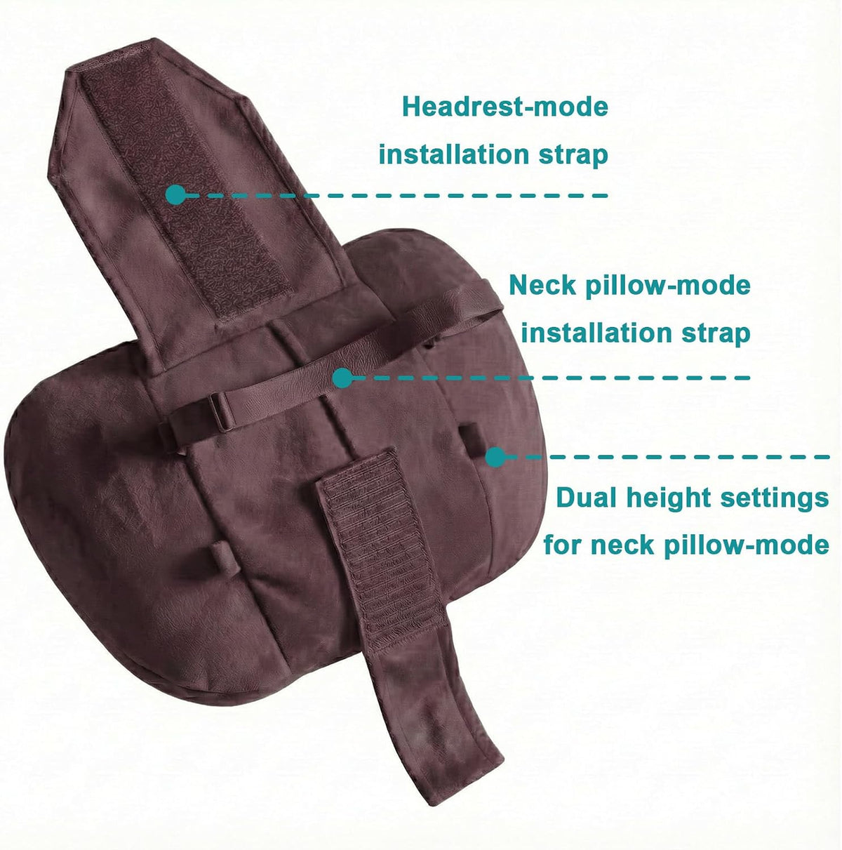 WELBRIT 2PCS Car Pillow for Car Neck Pillow for Driving Seat Neck Support Soft Cushion Back Support Head-Rests for Vehicle Sleeping…