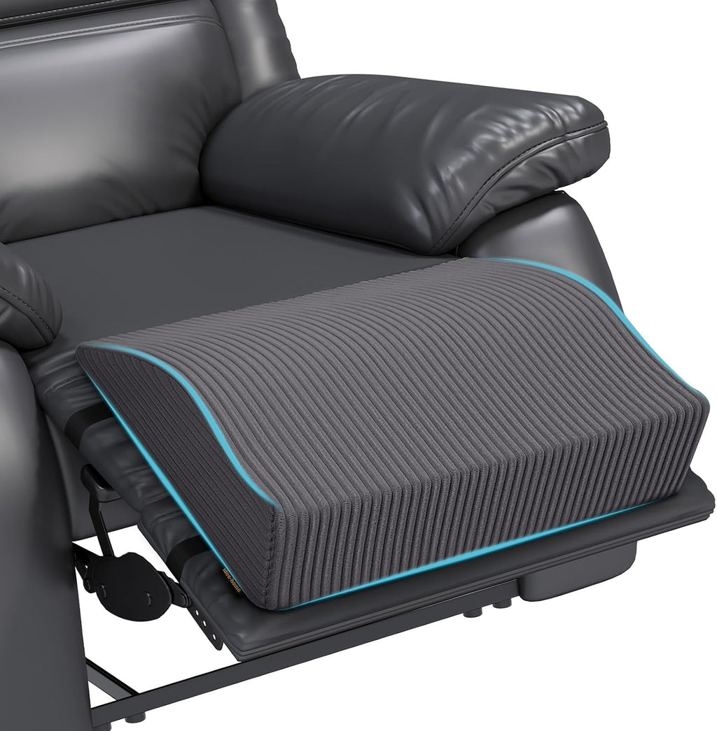 idee-home Recliner Leg Rest Cushion, Recliner Footrest Extender Pillow with Removable Corduroy Cover, Multi Purpose Ergonomic Foot Pillow…