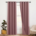 Rybhome RYB HOME Noise Cancelling Curtains - 3 Layers Total Blackout Curtains Grommet Heavy Duty Drapes Thermal Insulated Energy Efficiency…