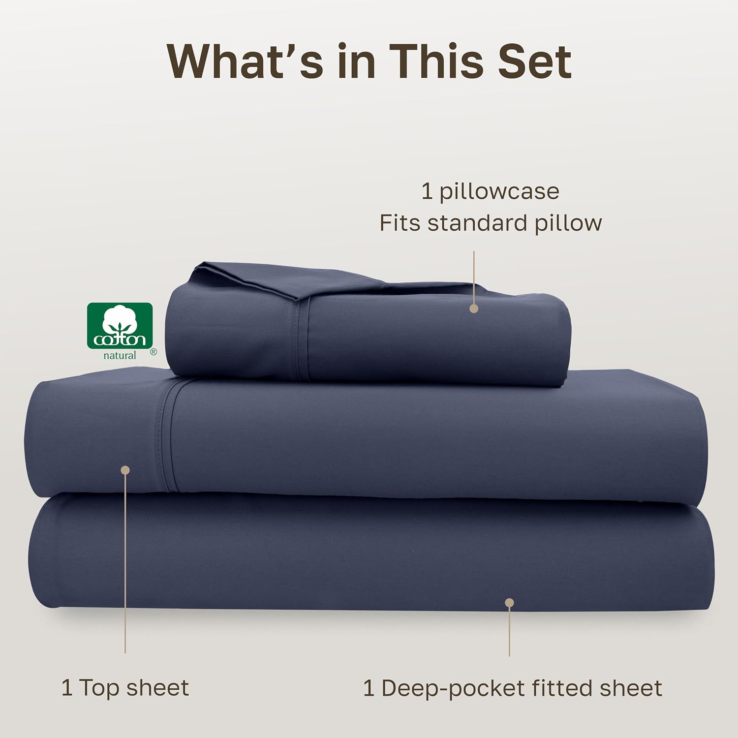 CaliforniaDesignDen California Design Den Soft 100% Cotton Twin XL Bed Sheets Set, 400 Thread Count Good Housekeeping Award Winner, Smooth…