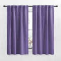 NICETOWN Blackout Curtain Panels for Kitchen - (Lilac Color) 34x63 Inch, 2 Panels Set, Thermal Insulated Room Darkening Blackout…