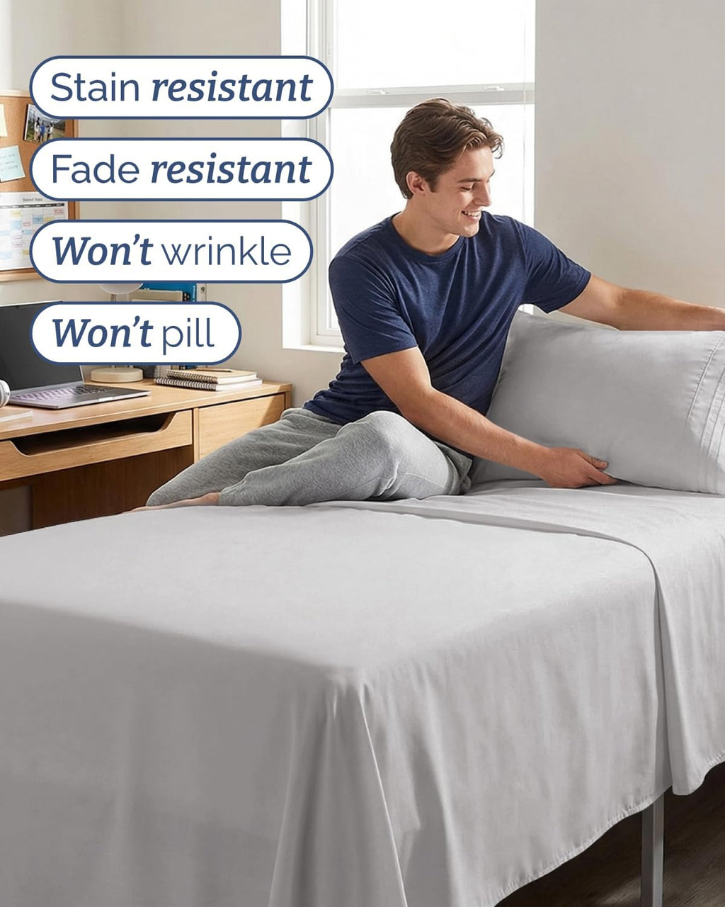 Twin XL Size 3 Piece Sheet Set - Comfy Breathable & Cooling Sheets - Hotel Luxury Bed Sheets for Women & Men - Deep Pockets, Easy-Fit…