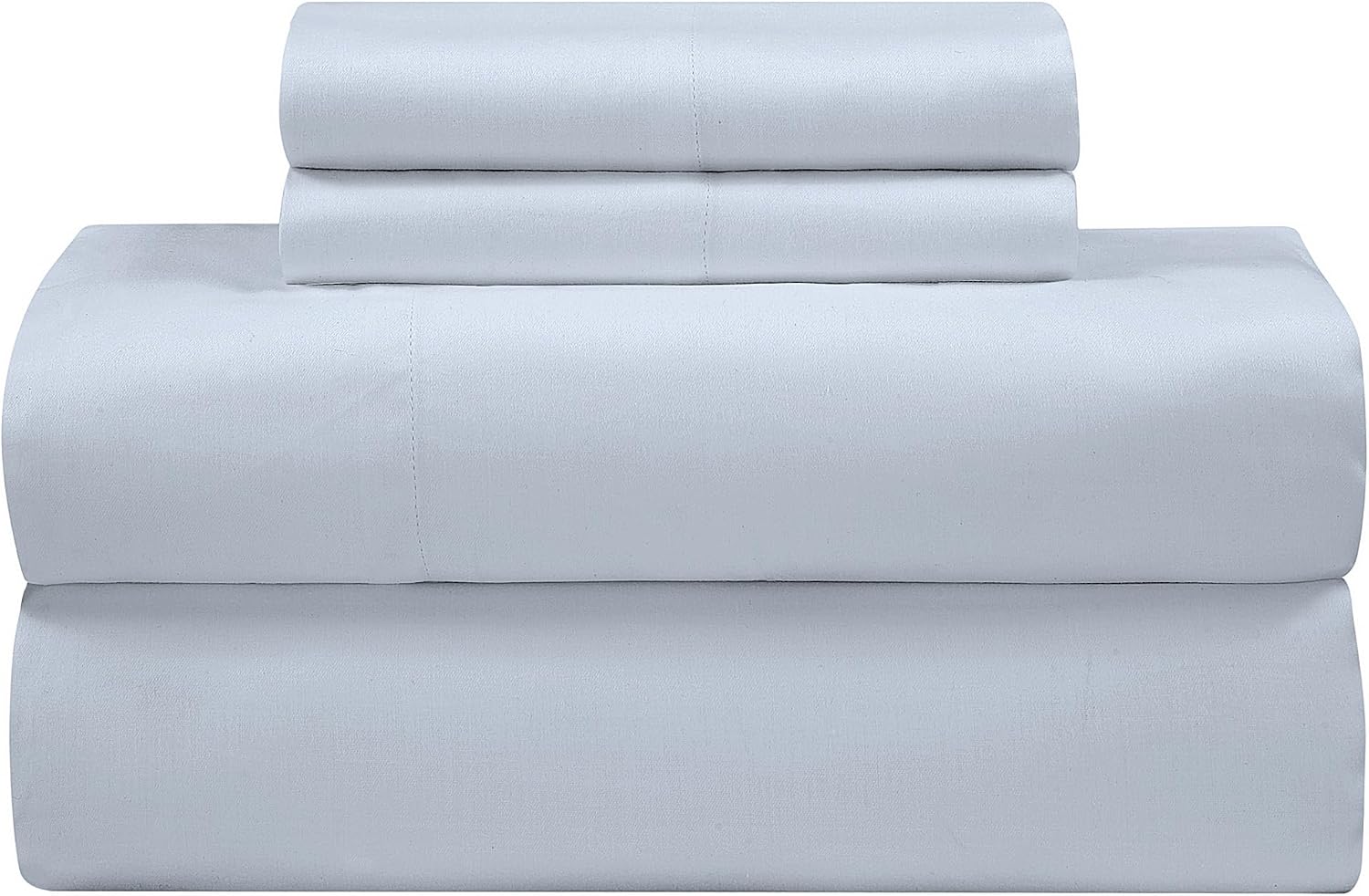 Royalelinens ROYALE LINENS 300 Thread Count 100% Long Staple Combed Cotton Sheet Set - 4 Piece King Bed Sheets - 1 Fitted, 1 Flat & 2 Pillo…